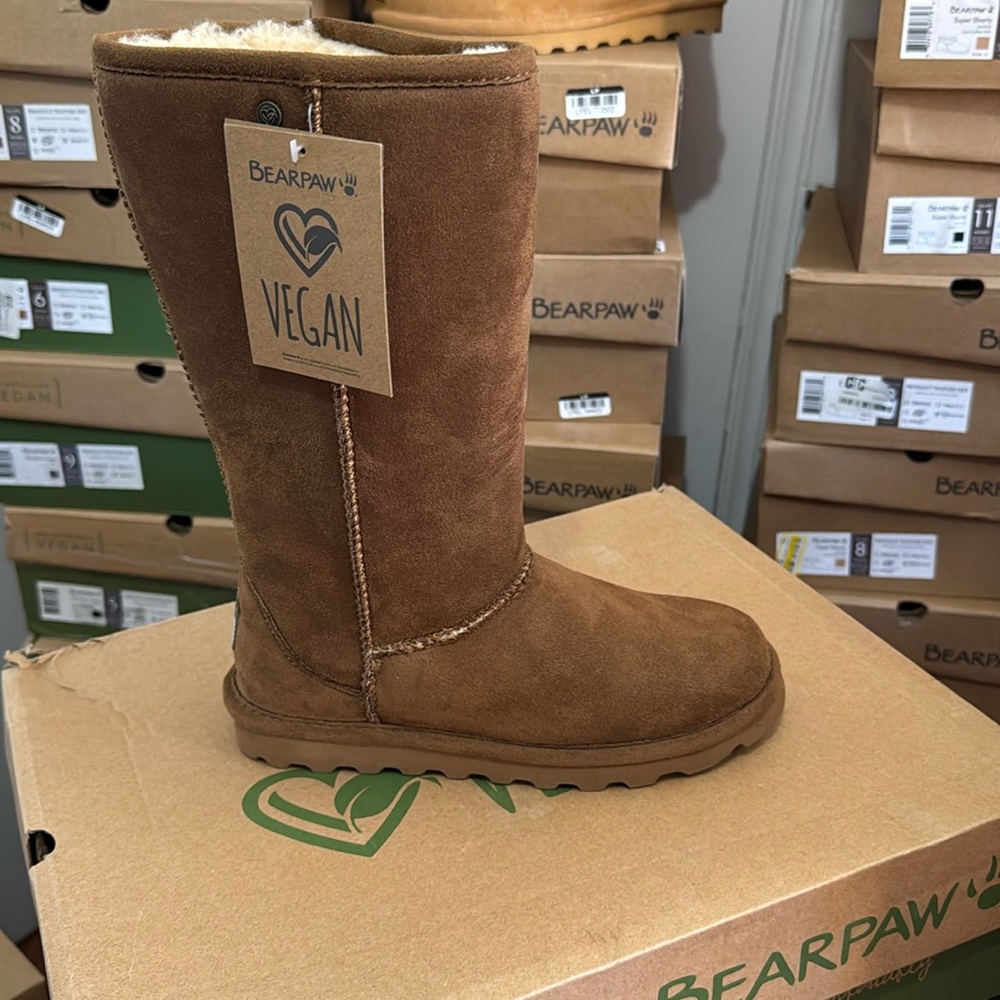 BEARPAW Elle Tall Boots - Vegan - NEW IN BOX